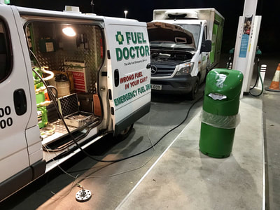 ASDA truck petrol in diesel in Shrewsbury near Telford