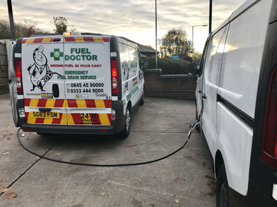 Rescued van that put petrol in diesel in Telford