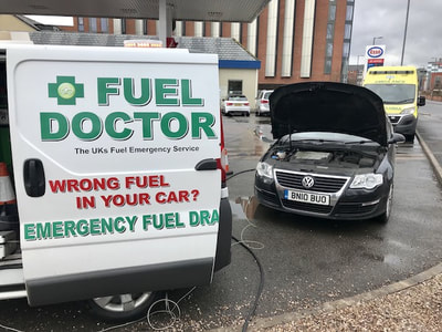 VW Passat recovered wrong fuel in Walsall