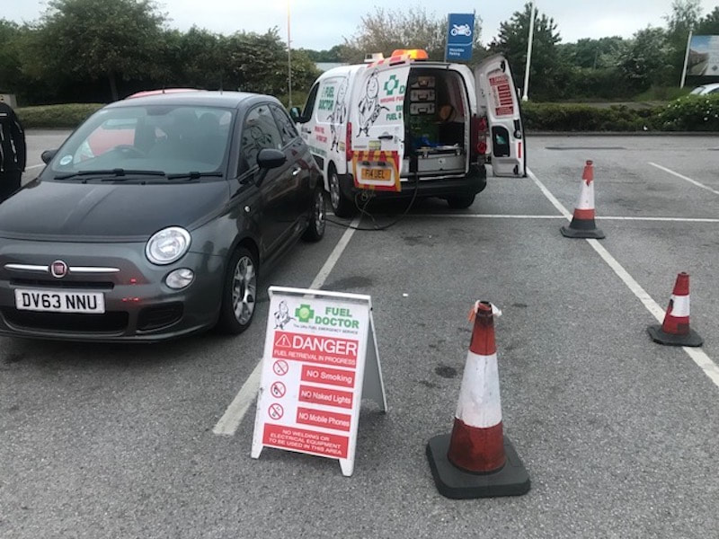 Wrong Fuel, Fiat 500, Grimsby