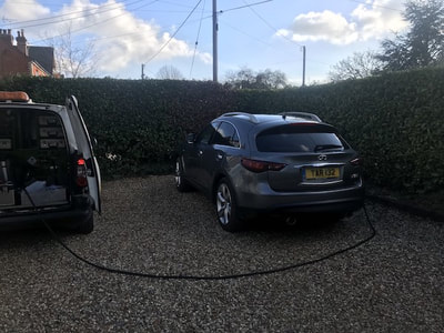Mazda wrong fuel recovery in Reading