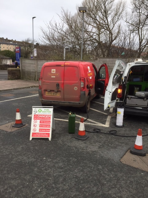 Cumbrian wrong fuel recovery Maryport Royal Mail