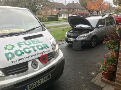 Car puts wrong fuel in Telford