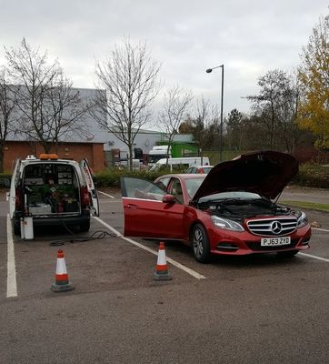 Mercedes wrong fuel recovery fuel drain Manchester