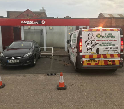 40 litres drained from vauxhall astra in Wolverhampton