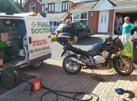 Motorbike Fuel Doctor Wrong Fuel Torquay, Devon