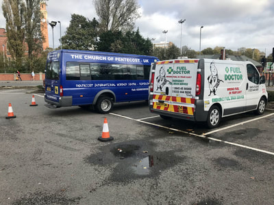 church minibus puts 40 litres of petrol in diesel in Birmingham