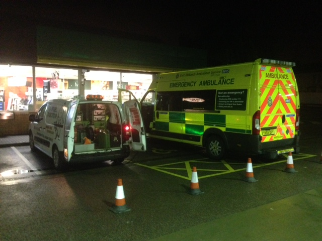 Ambulance put wrong fuel in tank and Fuel Doctor draining wrong fuel out of car