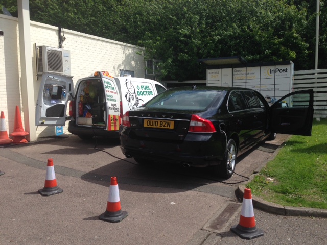 wrong fuel recovery on Volvo in Leicester